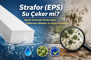 Strafor (EPS) Su Çeker mi? Nemli Ortamda Performans, Küflenme İddiaları ve Doğru Kullanım