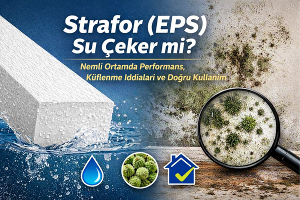 Read more about the article Strafor (EPS) Su Çeker mi? Nemli Ortamda Performans, Küflenme İddiaları ve Doğru Kullanım
