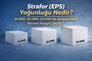 Read more about the article Strafor (EPS) Yoğunluğu Nedir? 16 DNS–20 DNS–24 DNS Ne Anlama Gelir, Nerede Hangisi Seçilir?