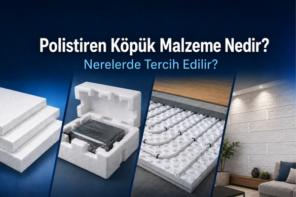 Read more about the article Polistiren Köpük Malzeme Nedir? Nerelerde Tercih Edilir?