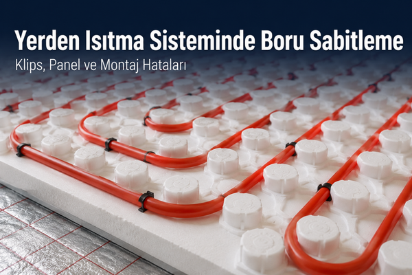 Read more about the article Yerden Isıtma Sisteminde Boru Sabitleme